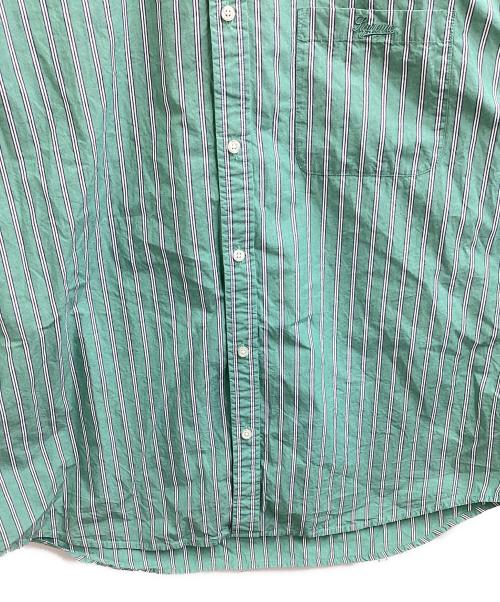 SUPREME（シュプリーム）SUPREME (シュプリーム) Loose Fit Stripe Shirt /ルーズフィットストライプシャツ グリーン サイズ:ＸＬの古着・服飾アイテム