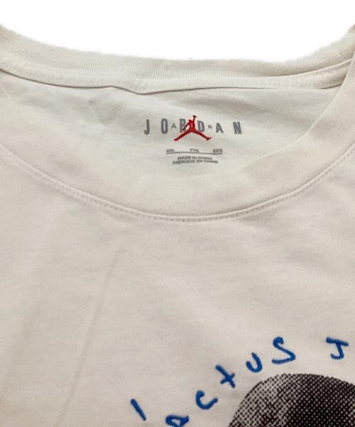 JORDAN（ジョーダン）JORDAN (ジョーダン) TRAVIS SCOTT (トラヴィススコット) FRAGMENTS (フラグメント) Tシャツ　/　DJ0619-133 ホワイト サイズ:XXLの古着・服飾アイテム