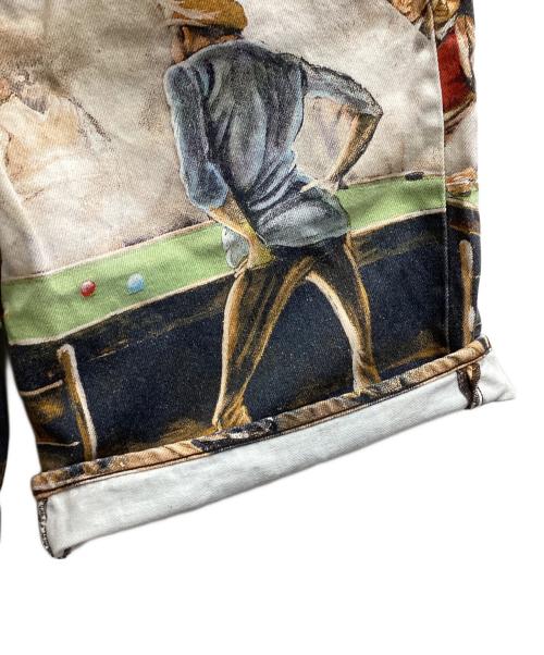 SUPREME（シュプリーム）Supreme (シュプリーム) Ernie Barnes (アーニー バーンズ) Baggy Denim Short Dance　/　25SS ブラック サイズ:36の古着・服飾アイテム