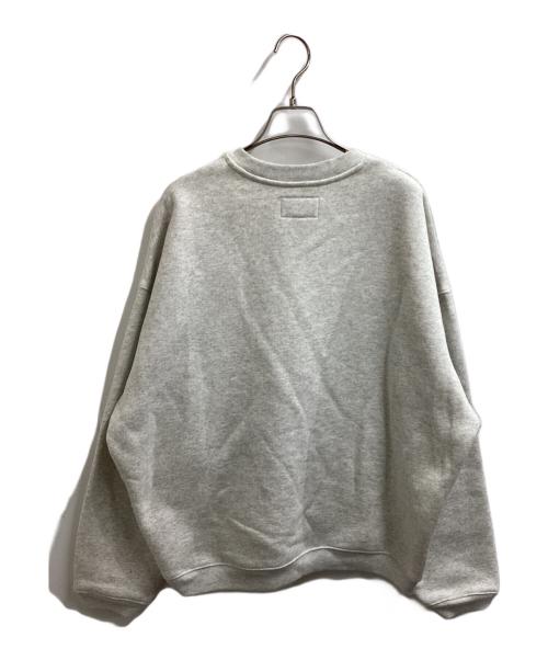 stussy（ステューシー）stussy　 (ステューシー) STU Applique Crew グレー サイズ:Mの古着・服飾アイテム