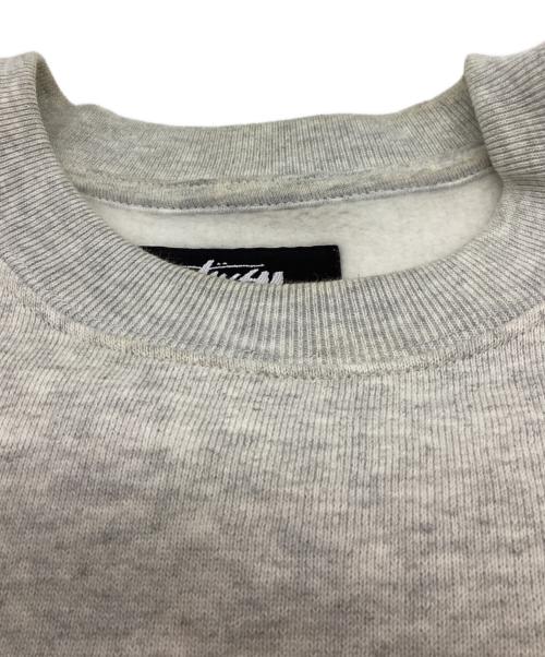 stussy（ステューシー）stussy　 (ステューシー) STU Applique Crew グレー サイズ:Mの古着・服飾アイテム