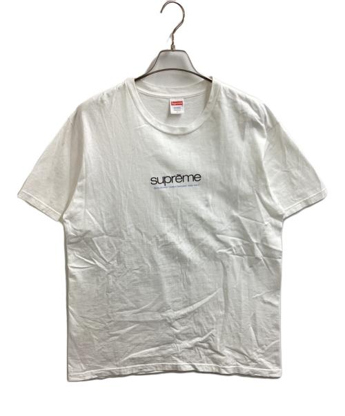 SUPREME（シュプリーム）Supreme (シュプリーム) Classic Logo Tee　/　 22SS ホワイト サイズ:Lの古着・服飾アイテム