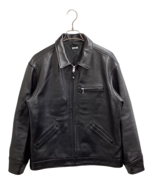 Schott（ショット）Schott (ショット) LEATHER TRACKER JACKET / 782-5950014 ブラック サイズ:Lの古着・服飾アイテム
