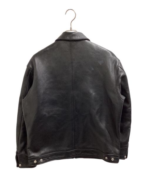 Schott（ショット）Schott (ショット) LEATHER TRACKER JACKET / 782-5950014 ブラック サイズ:Lの古着・服飾アイテム
