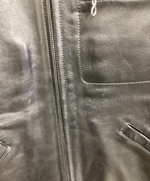 Schott（ショット）Schott (ショット) LEATHER TRACKER JACKET / 782-5950014 ブラック サイズ:Lの古着・服飾アイテム