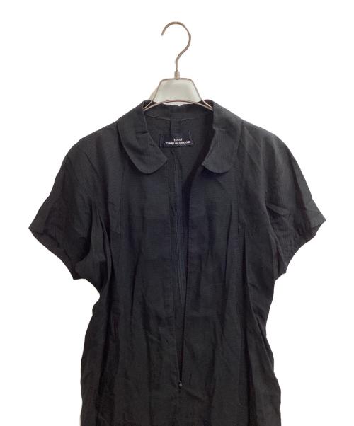 tricot COMME des GARCONS（トリココムデギャルソン）tricot COMME des GARCONS (トリココムデギャルソン) 丸襟ワンピース　/　TO-020100 ブラック サイズ:不明の古着・服飾アイテム