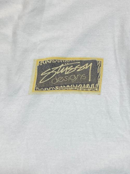 stussy（ステューシー）stussy (ステューシー) SURFMAN FOR JAH IRIE TEE ホワイト サイズ:Lの古着・服飾アイテム