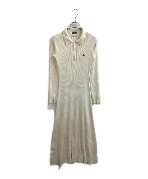 LACOSTE（ラコステ）LACOSTE (ラコステ) ワンピース　/　EF016J アイボリー サイズ:38の古着・服飾アイテム