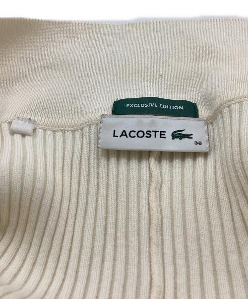 LACOSTE（ラコステ）LACOSTE (ラコステ) ワンピース　/　EF016J アイボリー サイズ:38の古着・服飾アイテム