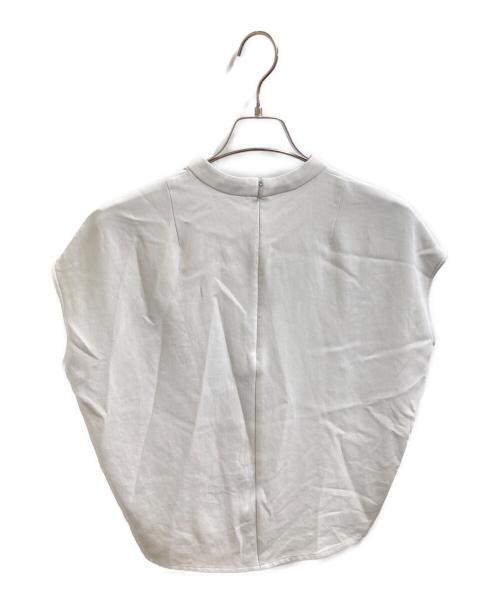 SOEJU（ソージュ）SOEJU (ソージュ) スタンドカラーコクーンブラウス グレー サイズ:Sの古着・服飾アイテム