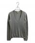 'S Max Mara（エスマックスマーラ）の古着「カシミヤVネックニット / 936603730000」｜ライトグレー