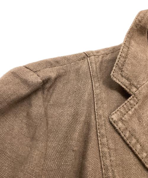 Max Mara WEEK END LINE（マックスマーラ ウイークエンドライン）MAX MARA WEEK END LINE (マックスマーラ ウイークエンドライン) リネン3Bジャケット ブラウン サイズ:38の古着・服飾アイテム