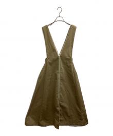 Ameri×UNIVERSAL OVERALL（アメリ×ユニバーサルオーバーオール）の古着「JUMPER SKIRT」｜ベージュ