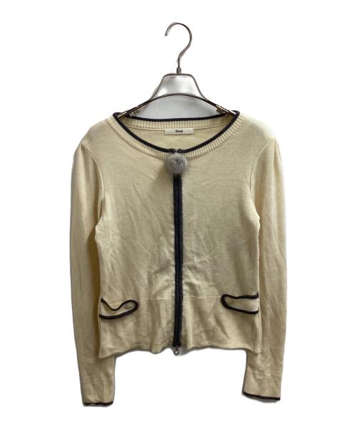 Rene（ルネ）Rene (ルネ) ジップアップカーディガン / 6742250 アイボリー サイズ:36の古着・服飾アイテム