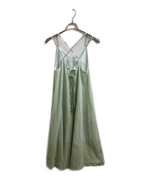 Diagram（ダイアグラム）Diagram (ダイアグラム) メッシュレースキャミワンピース / 0323231196 グリーン サイズ:36の古着・服飾アイテム