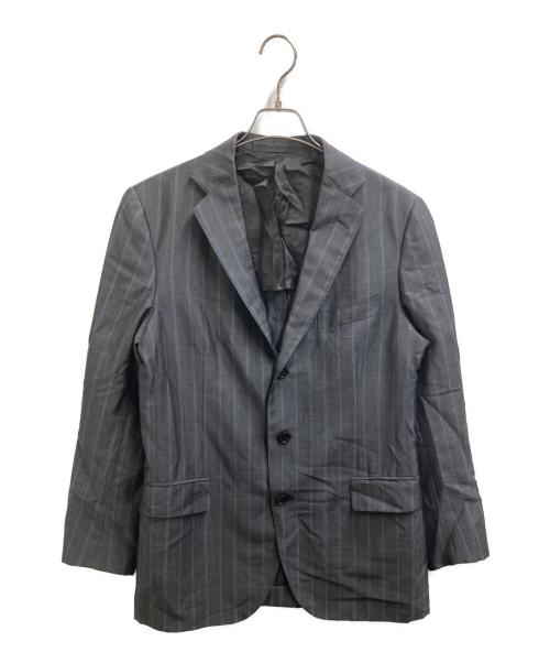 CARUSO（カルーゾ）CARUSO (カルーゾ) ウールモヘヤテーラードジャケット グレー サイズ:50の古着・服飾アイテム