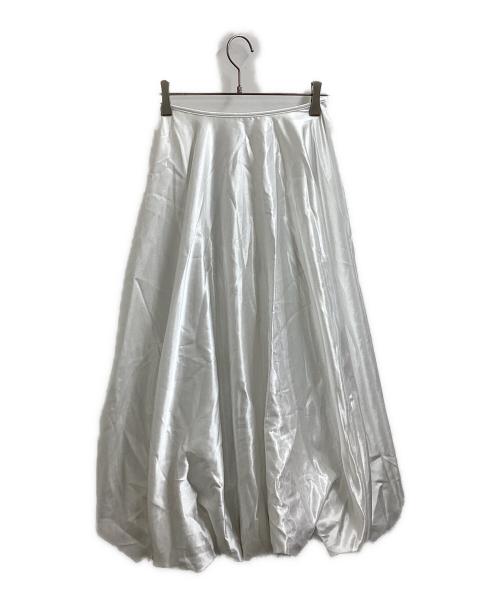 THE TOE（ザ・トゥー）THE TOE (ザ・トゥー) BERCY BALLON SKIRT ホワイト サイズ:Ｓの古着・服飾アイテム