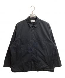 Graphpaper（グラフペーパー）の古着「Stretch Typewriter L/S Oversized Box Shirt」｜ブラック