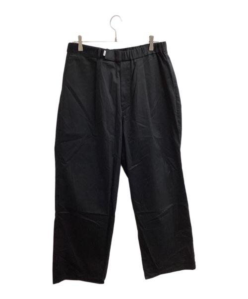 Graphpaper（グラフペーパー）Graphpaper (グラフペーパー) Solotex Twill Wide Chef Pants　/　GM241-40295B ブラック サイズ:0/Sの古着・服飾アイテム