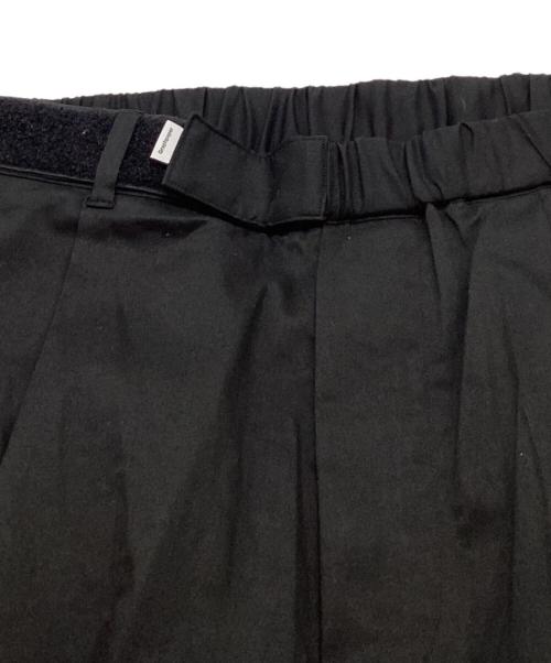 Graphpaper（グラフペーパー）Graphpaper (グラフペーパー) Solotex Twill Wide Chef Pants　/　GM241-40295B ブラック サイズ:0/Sの古着・服飾アイテム