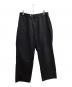 Graphpaper（グラフペーパー）の古着「Solotex Twill Wide Chef Pants　/　GM241-40295B」｜ブラック