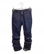 G-STAR RAWジースターロゥ）の古着「BOOTCUT JEANS/立体裁断ローウエストブーツカットジーンズ」｜インディゴ
