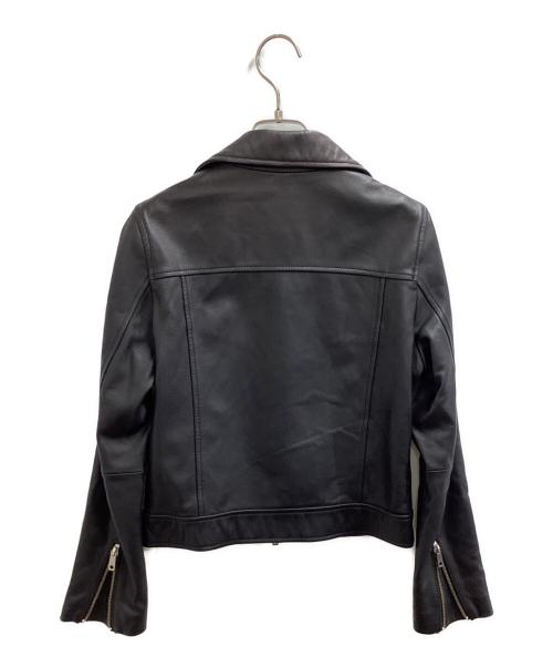 UNITED TOKYO（ユナイテッドトーキョー）UNITED TOKYO (ユナイテッドトーキョー) Lamb Leather Double Riders Jacket / MADE IN JAPAN / 507352003 ブラック サイズ:1の古着・服飾アイテム