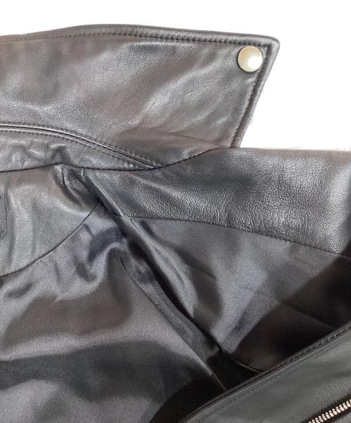 UNITED TOKYO（ユナイテッドトーキョー）UNITED TOKYO (ユナイテッドトーキョー) Lamb Leather Double Riders Jacket / MADE IN JAPAN / 507352003 ブラック サイズ:1の古着・服飾アイテム