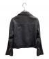 UNITED TOKYO (ユナイテッドトーキョー) Lamb Leather Double Riders Jacket / MADE IN JAPAN / 507352003 ブラック サイズ:1：7000円