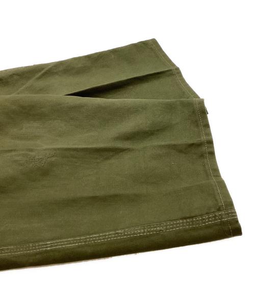 USED（ユーズド）USED (ユーズド) デンマーク軍 ヘリンボーンツイルカーゴパンツ グリーン サイズ:不明の古着・服飾アイテム