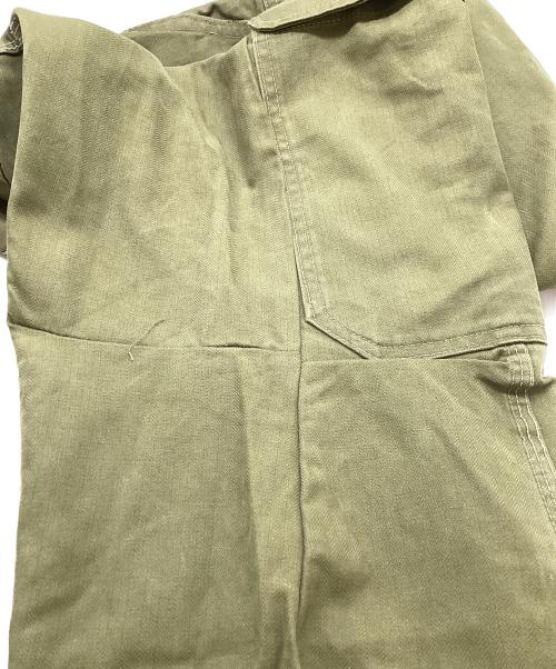 USED（ユーズド）USED (ユーズド) デンマーク軍 ヘリンボーンツイルカーゴパンツ グリーン サイズ:不明の古着・服飾アイテム