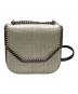 STELLA McCARTNEY (ステラマッカートニー) ファベラ ボックス クロコ型押し ショルダーバッグ ホワイト：18000円