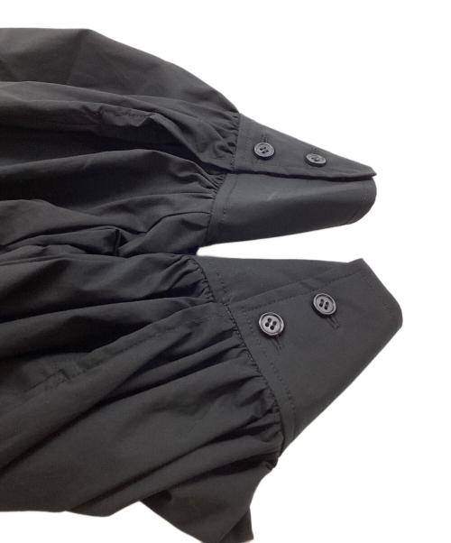 CADUNE（カデュネ）CADUNE (カデュネ) 袖シャーリングワンピース ブラック サイズ:36の古着・服飾アイテム