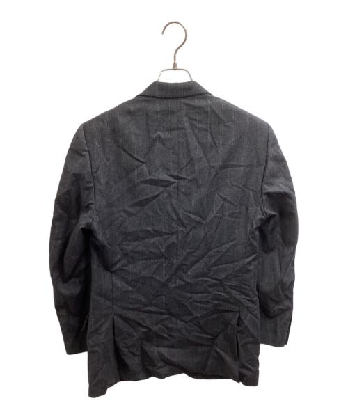 POLO RALPH LAUREN（ポロ・ラルフローレン）POLO RALPH LAUREN (ポロ・ラルフローレン) ストライプ2Bセットアップ / イタリア製 グレー サイズ:A5の古着・服飾アイテム