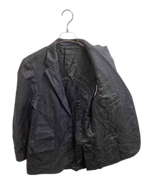 POLO RALPH LAUREN（ポロ・ラルフローレン）POLO RALPH LAUREN (ポロ・ラルフローレン) ストライプ2Bセットアップ / イタリア製 グレー サイズ:A5の古着・服飾アイテム