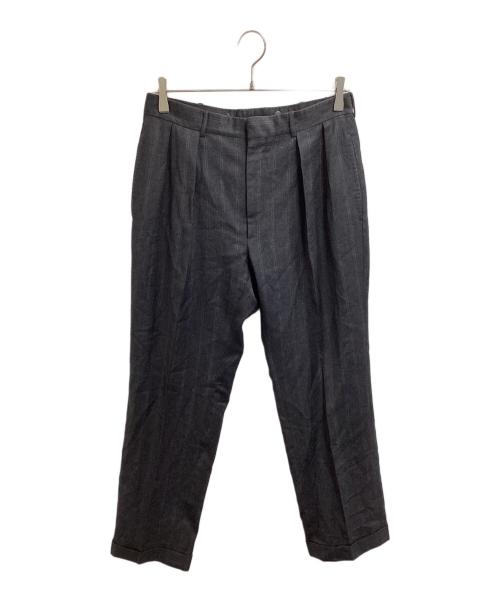 POLO RALPH LAUREN（ポロ・ラルフローレン）POLO RALPH LAUREN (ポロ・ラルフローレン) ストライプ2Bセットアップ / イタリア製 グレー サイズ:A5の古着・服飾アイテム