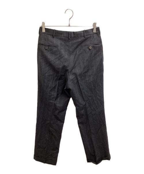 POLO RALPH LAUREN（ポロ・ラルフローレン）POLO RALPH LAUREN (ポロ・ラルフローレン) ストライプ2Bセットアップ / イタリア製 グレー サイズ:A5の古着・服飾アイテム