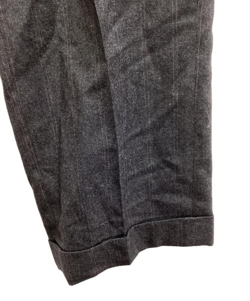 POLO RALPH LAUREN（ポロ・ラルフローレン）POLO RALPH LAUREN (ポロ・ラルフローレン) ストライプ2Bセットアップ / イタリア製 グレー サイズ:A5の古着・服飾アイテム