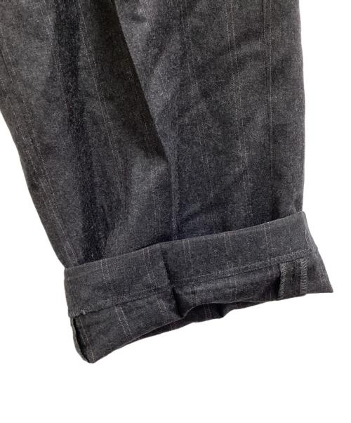 POLO RALPH LAUREN（ポロ・ラルフローレン）POLO RALPH LAUREN (ポロ・ラルフローレン) ストライプ2Bセットアップ / イタリア製 グレー サイズ:A5の古着・服飾アイテム