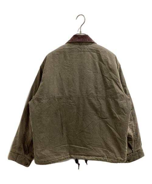 FREAK'S STORE（フリークスストア）FREAK'S STORE (フリークスストア) 襟コーデュロイ コットンナイロンブルゾン/ 243-1595 オリーブ サイズ:Sの古着・服飾アイテム