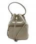 PRADA (プラダ) デュエットバケット レザーハンドバッグ ホワイト：77000円