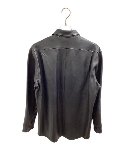 Cale（カル）Cale (カル) LAMB LEATHER SHIRT JACKET ブラック サイズ:4の古着・服飾アイテム