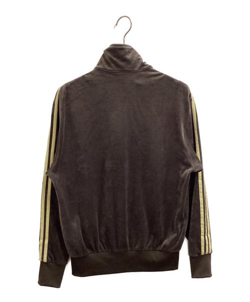 adidas（アディダス）adidas (アディダス) ファイヤーバード トラックトップ ベロア ブラウン サイズ:Lの古着・服飾アイテム