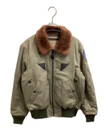 AVIREX（アヴィレックス）の古着「TYPE B-15A CUSTOM フライトジャケット」｜オリーブ