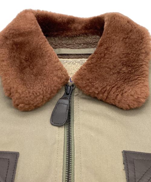 AVIREX（アヴィレックス）AVIREX (アヴィレックス) TYPE B-15A CUSTOM フライトジャケット オリーブ サイズ:38の古着・服飾アイテム