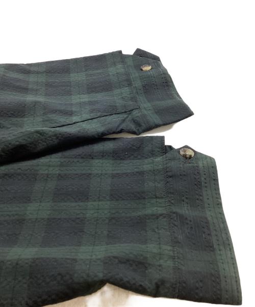 MR GOODMAN（ミスターグッドマン）MR GOODMAN　 (ミスターグッドマン) COOLMAX SUCKER JACKET / クールマックス シアサッカー ジャケット グリーン サイズ:XLの古着・服飾アイテム