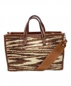 AVACATIONアヴァケーション）の古着「BREAD M zebra」｜ブラウン×ベージュ