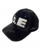 b.Eautifulビービューティフル）の古着「b.E Hat / ベロアキャップ」｜ブラック
