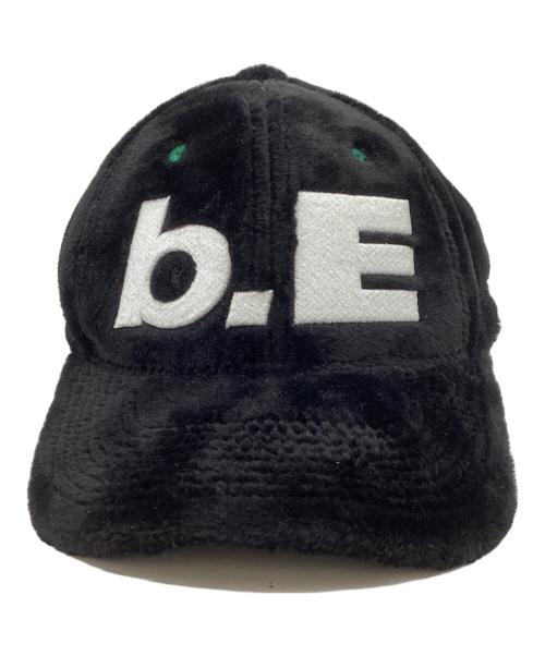 b.Eautiful（ビービューティフル）b.Eautiful (ビービューティフル) b.E Hat / ベロアキャップ ブラックの古着・服飾アイテム