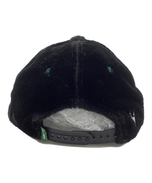 b.Eautiful（ビービューティフル）b.Eautiful (ビービューティフル) b.E Hat / ベロアキャップ ブラックの古着・服飾アイテム